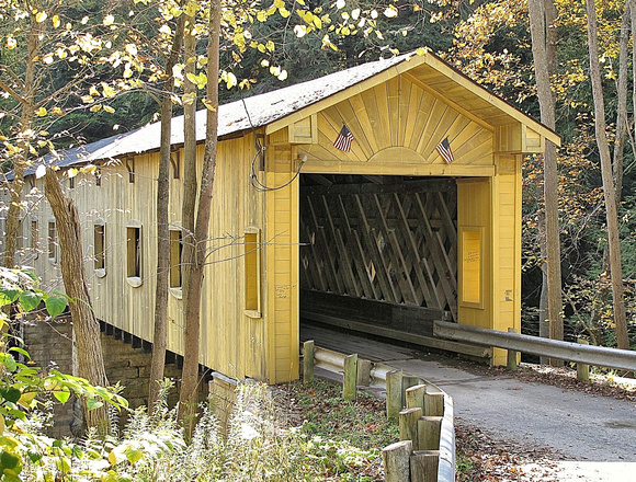 Wiswell Road Covered Bridge: Oct. 9