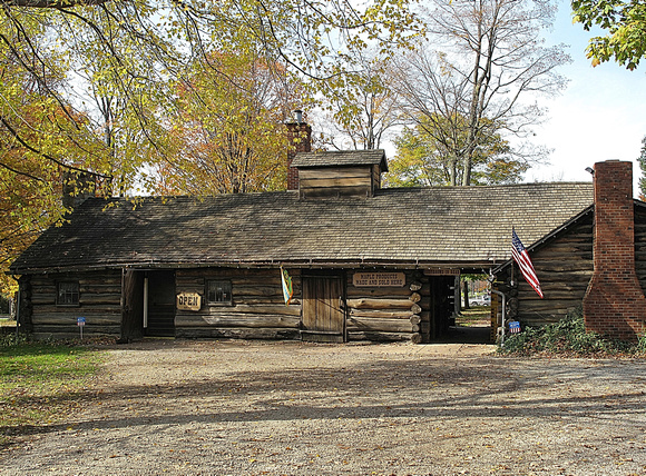 Burton Log Cabin: Oct. 23