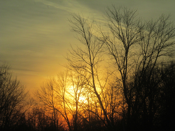 Winter Sunset: Jan. 31