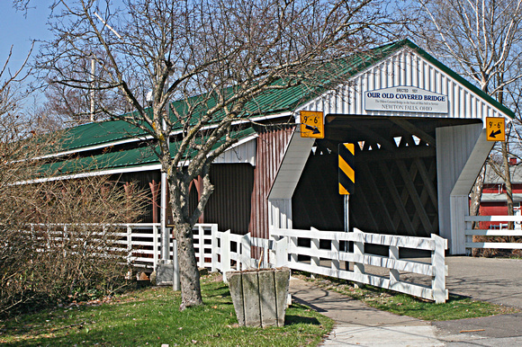 Newton Falls Covered Bridge: April 1
