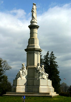Soldiers' monument in National Cemetery