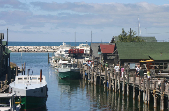 "Fishtown" historic area of Leland